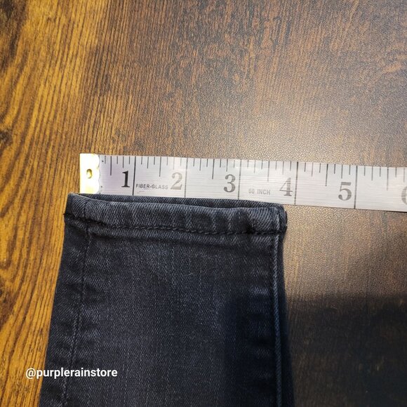 American Eagle Jeans 2 L Jegging Next Level Stretch Hi Rise Black Wash Denim - Picture 12 of 13